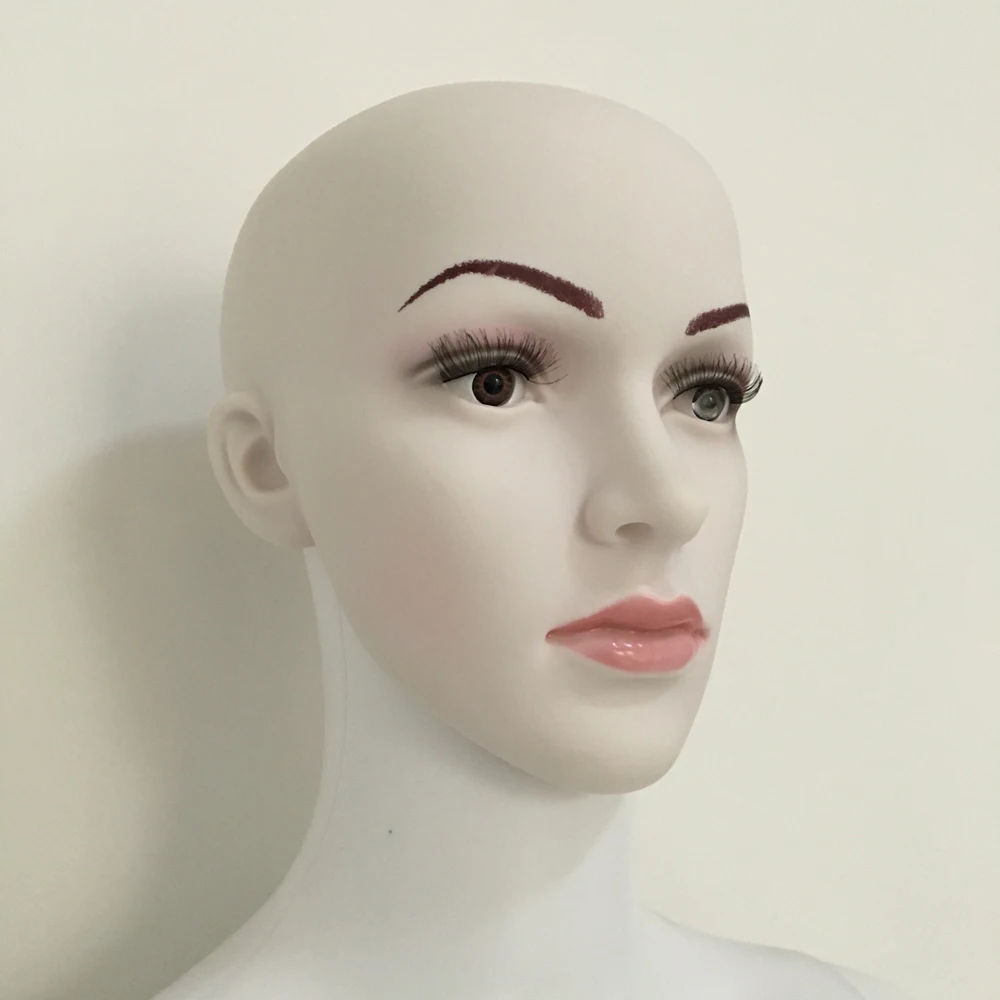 Wholesale High Quality Cheap Fashion White Female Realistic Make-up Manikin PP Mannequin