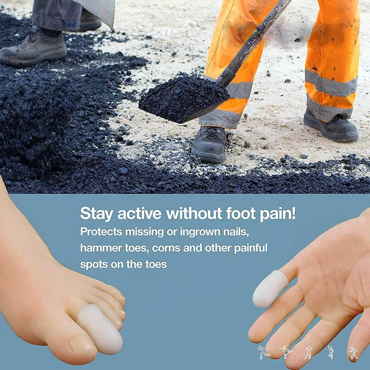 Super Soft Silicon Gel Toe Separator Shoes Toe Cap Protector Sport Finger Protector