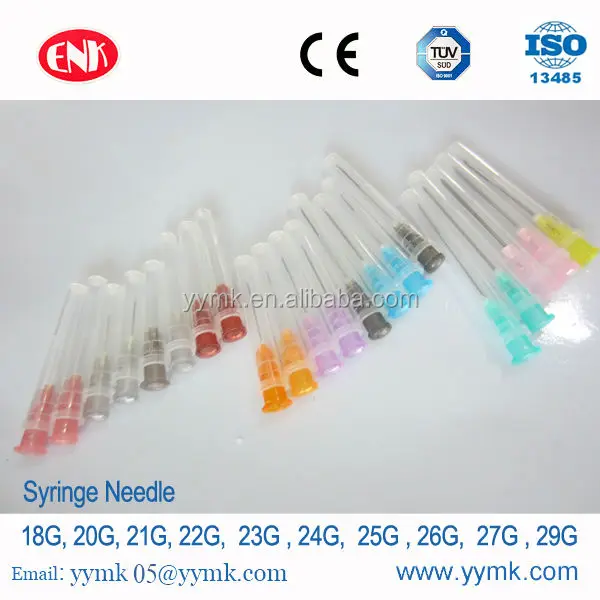 2021 hot sale Disposable hypodermic needle of syringe 18G 20G 21G 22G 23G 24G 25G 26G 27G 29G