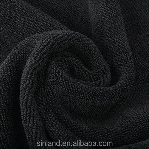 
Sunland Black Soft Hair Drying Wrap turban head Hat Bun Cap towel 