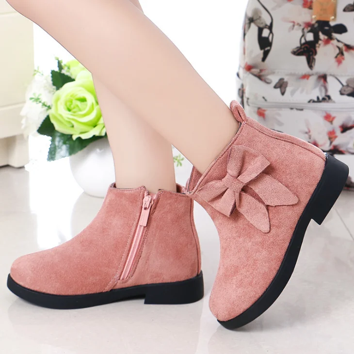 
YY10060S Spring and autumn new arrival girls fashion bowknot short boots 