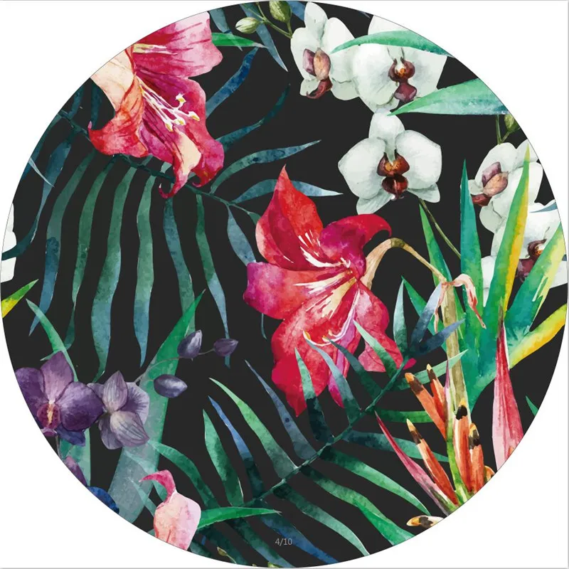 custom round microfiber beach towels round blanket serviette de plage teli da mare