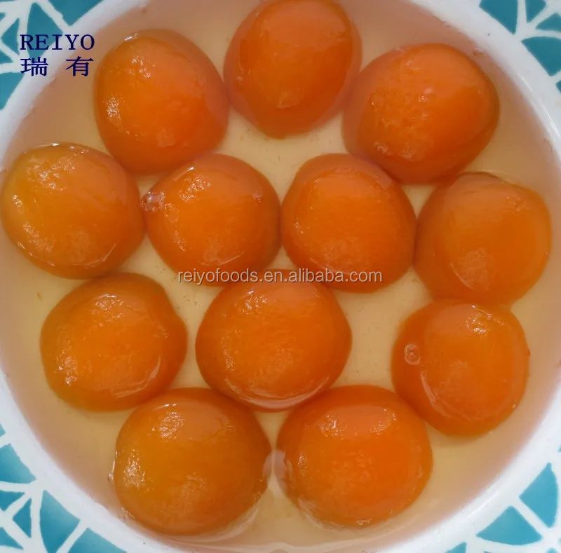 
half cut apricot halves in syrup 