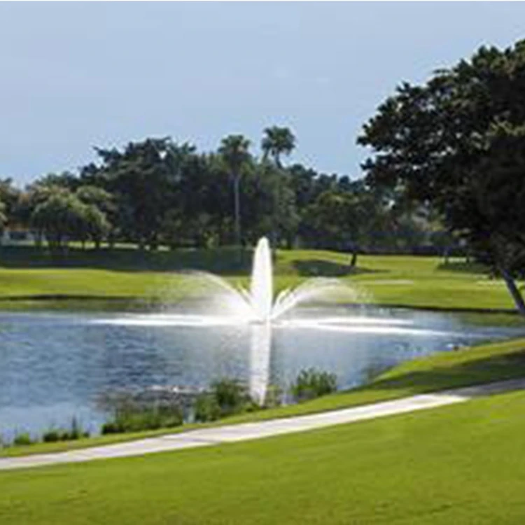 FREE DESIGN Flower Shape Pool Small Floating Portable Golf Course Water Fountain