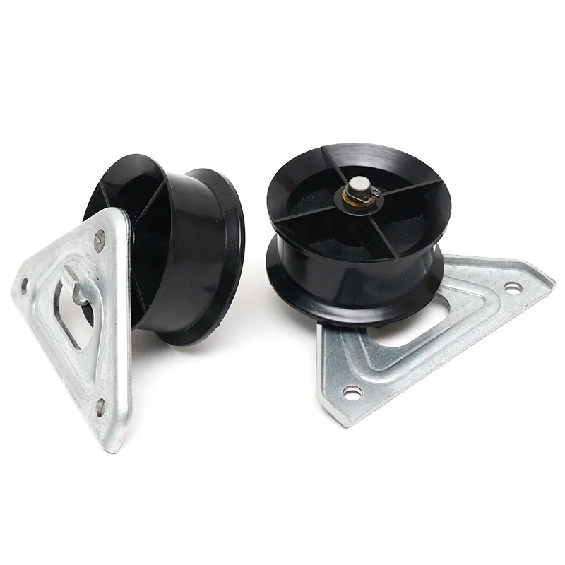 Custom plant price dy048 injection plastic pulley and steel bracket assembly made in Dymolding