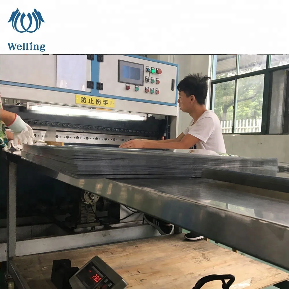 Переработанная прозрачная ПЭТ пластиковая пленка 12 микрон для вакуумной термоформовки