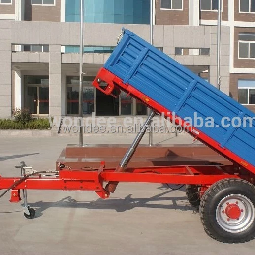 Europe Type 2ton Farm Tractor Tipping Trailer for Sale