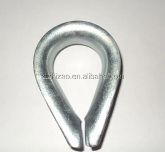 
China hot-selling Hot dip galvanized capel wire rope thimble 