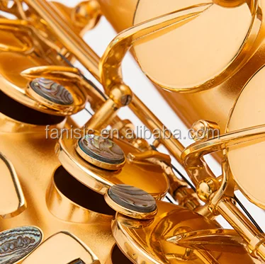 Золотистый альт-саксофон/абразивная пескоструйная обработка золотистого саксофона