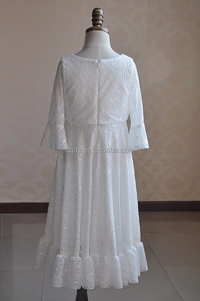 Baby Girl Satin Princess Dress Kids Spring white Dresses for Toddler Lace Girls Children Floral Fashion Clothes