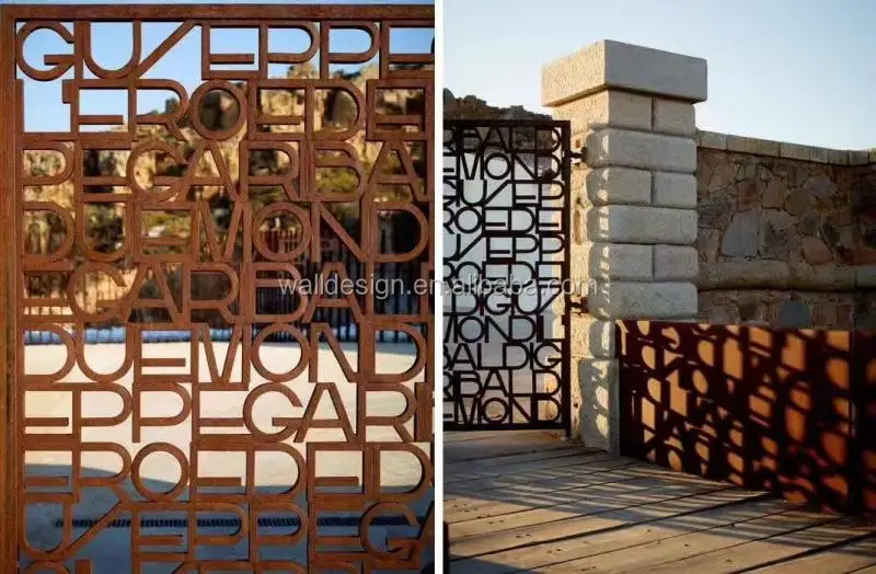 laser cut metal decorative screen