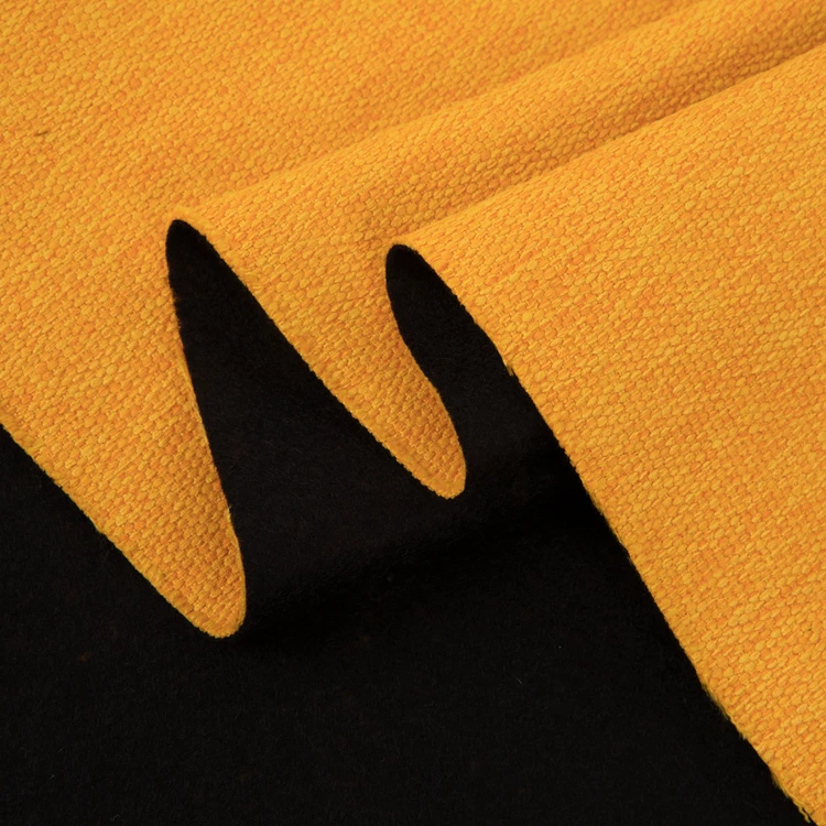 
100 percent polyester textile coating black cotton heavy upholstery fabric in stock 