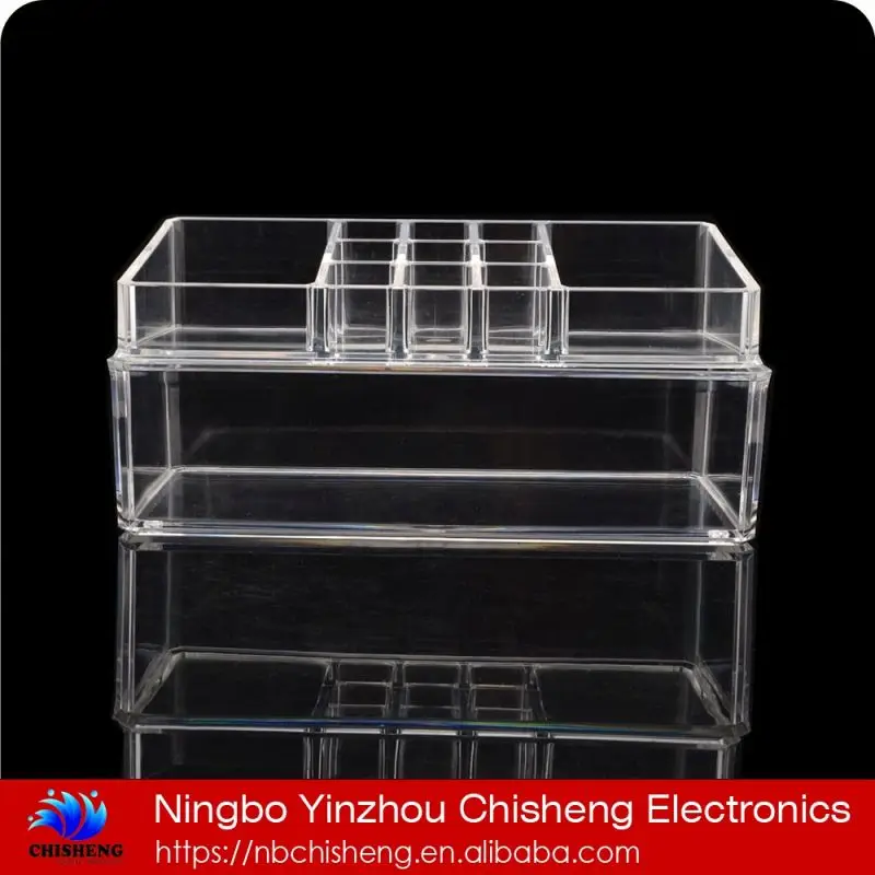 Wholesale cheap factory directly clear acrylic cosmetic & makeup organizer drawer