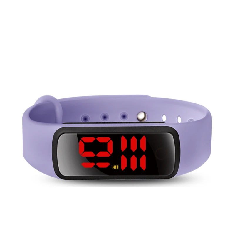 Water resistance watch colorful led watch with 30,60 and 90 countdown timer for kids