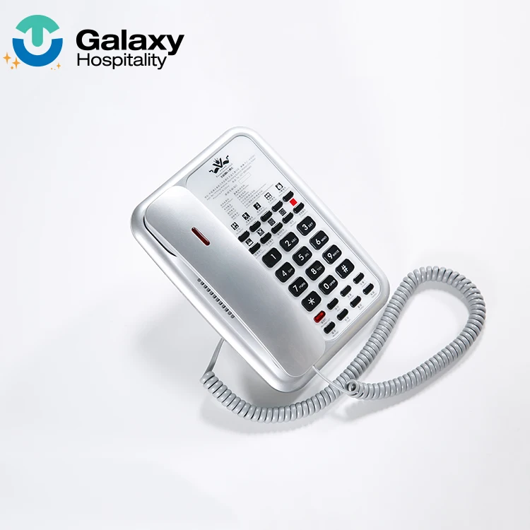 Cheap Price Printing Custom Logo Wall Mounted Telephone For Hotel Bathroom