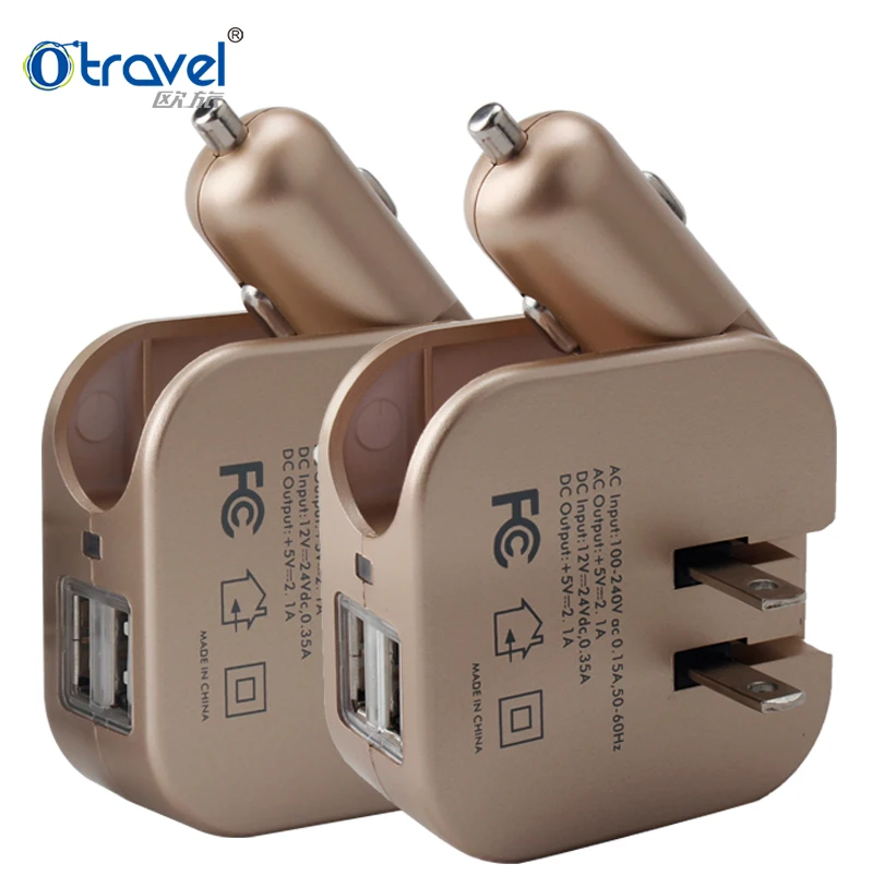 Hot seller universal world quick usb dual station travel kit mobile battery travel wall fast car charger 12v charger car