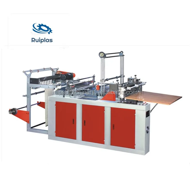 plastic automatic folding shopping bags making machine manufacture/makers