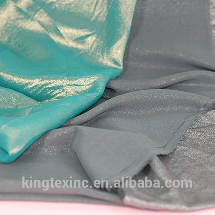 
High Quality Polyester Full Foil Print Crepe Georgette Chiffon Fabric 