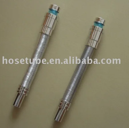 
PVC Flexible Waste Pipe Chrome Drain Pipe for washbasin 