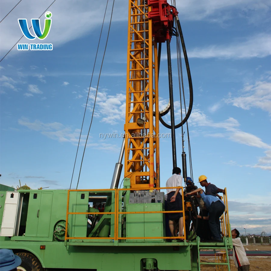 RG Truck mounted Full Hydraulic Mobile 500m Water Well Bore Hole Drilling Rig Factory Price