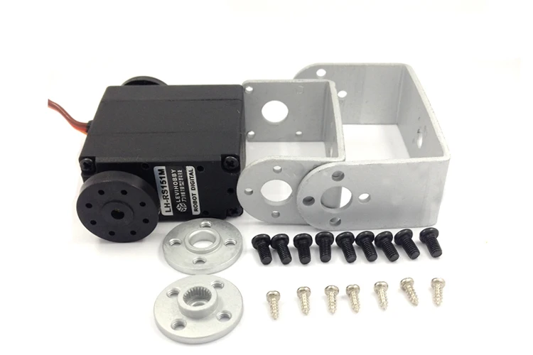 Серводвигатель для робота 180 градусов с металлическим кронштейном 15 кг
