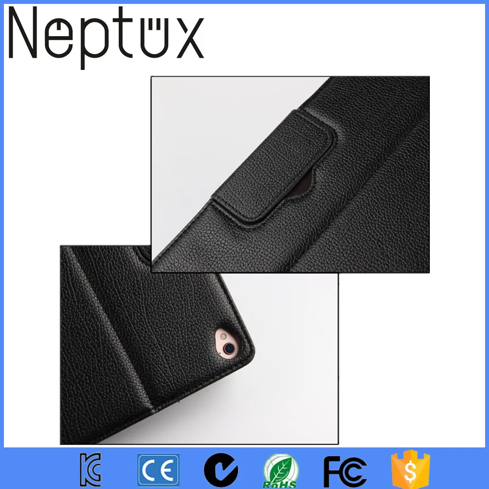 Съемный Магнитно Беспроводная Bluetooth Клавиатура PU Случае Смарт-Чехол Для iPad Pro 12.9