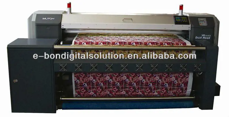 Mutoh1618 digital textile printer machine direct to fabric!
