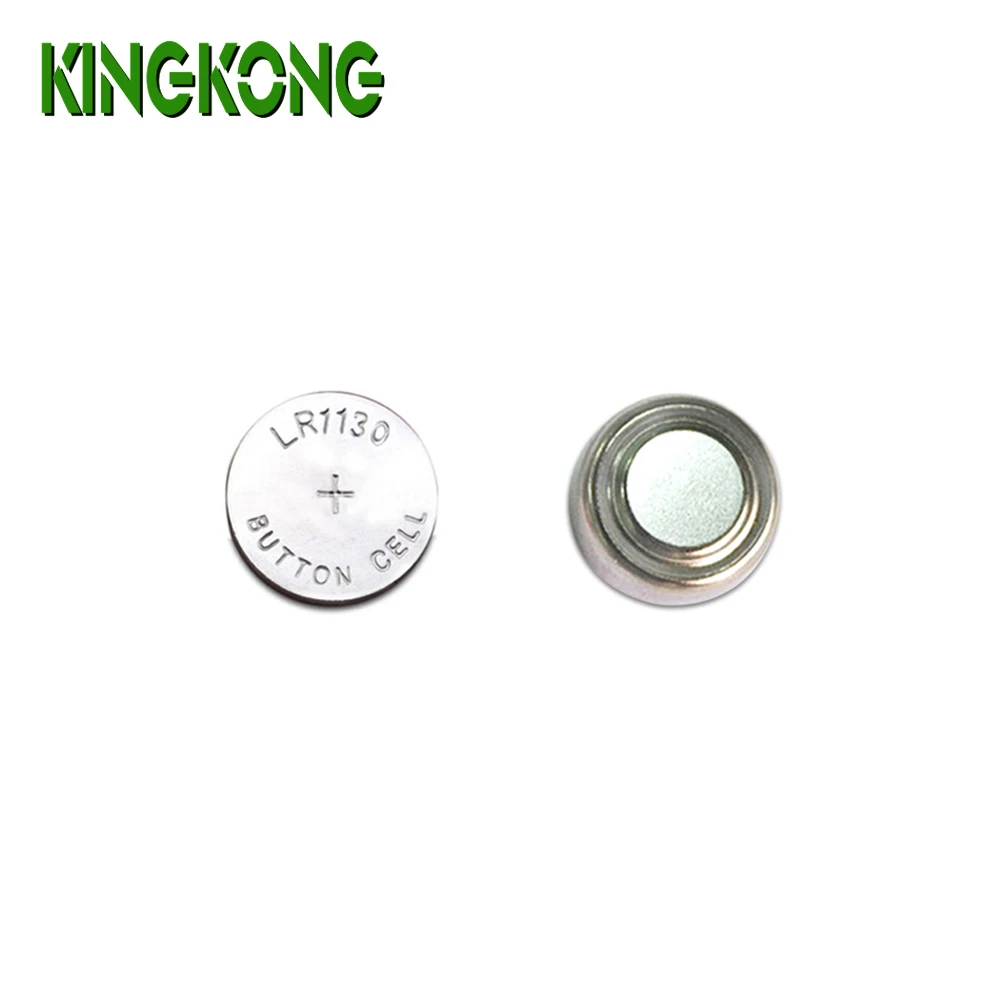 Kingkong AG10 LR54 LR1130 1.5V 50pcs Blister pack Alkaline batteries Button Cells
