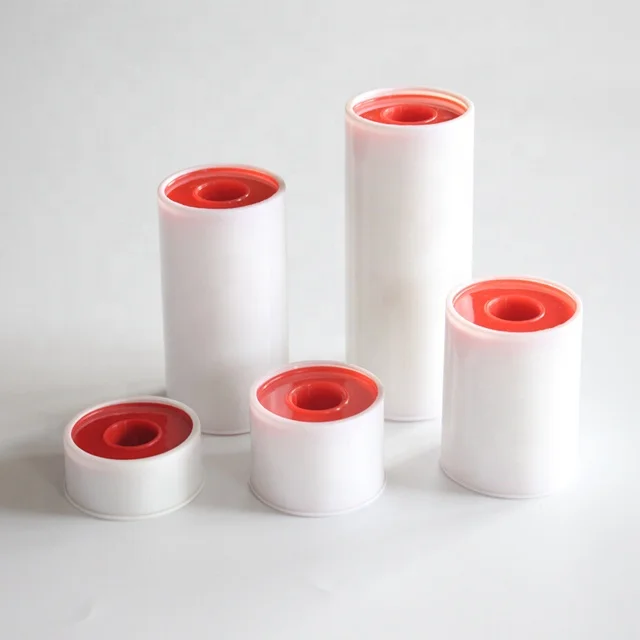 zinc oxide white or skin cotton with plastic white cover adhesive tape