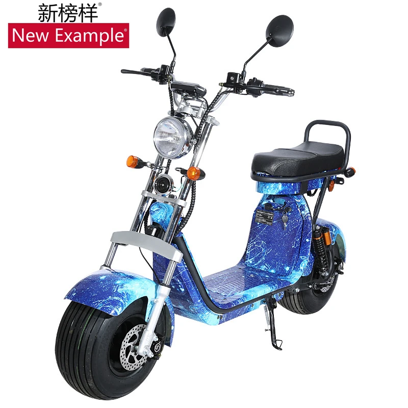 Европейские складские запасы 1500 Вт Электрический скутер EEC City Coco Fat Tire взрослый Seev EEC COC Электрический скутер