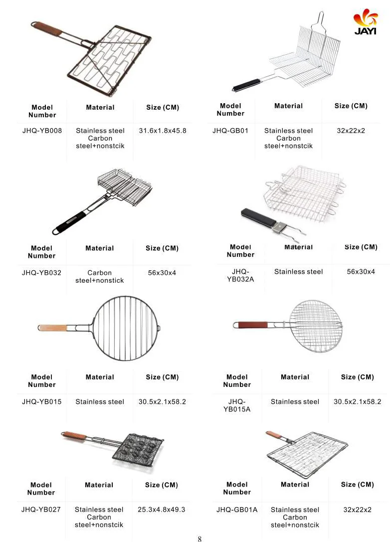 Barbecue sausage rack stainless steel barbecue hot dog sausage grilling clip basket rack roast tool with handle