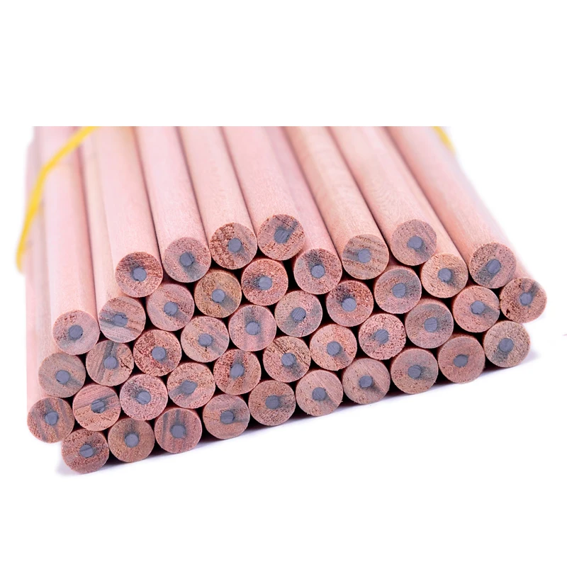 
Wholesale customized logo 7 inches basswood round HB pencil without eraser for office and school 