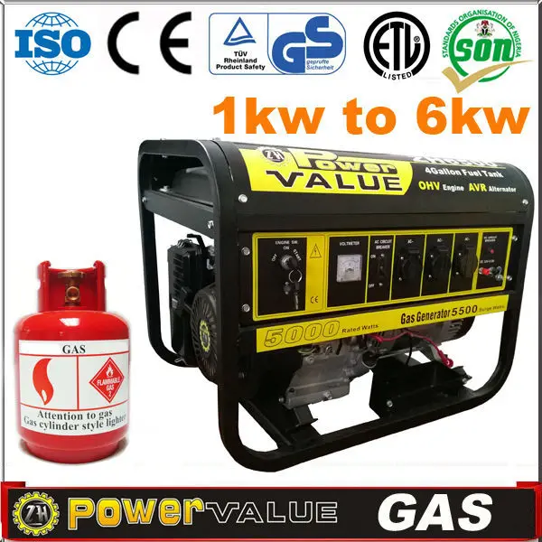 надежные китая домашнего использования 2 ква природный газ турбогенератора для продаёи