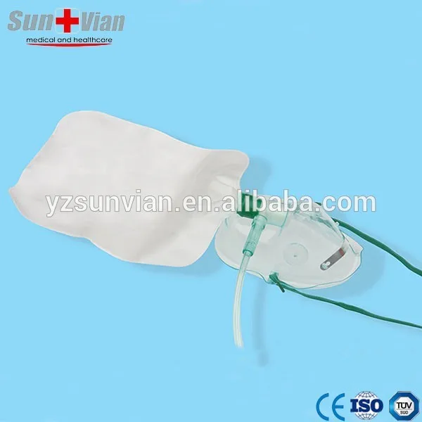 медицинский кислородную маску с дыхательный мешок