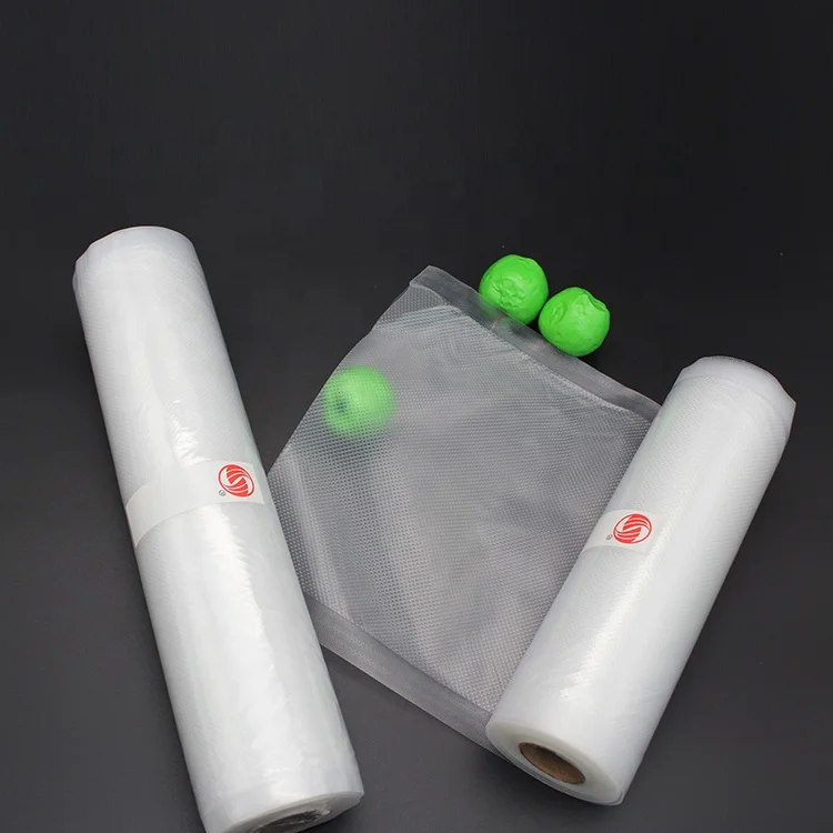 
Household Food Grade Heat Seal Embossing Preservation Vacuum Sealer Rolls 