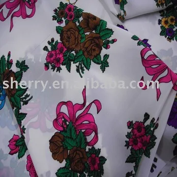 100% полиэфирная велюровый Абая креп набивные кошибо ткань для