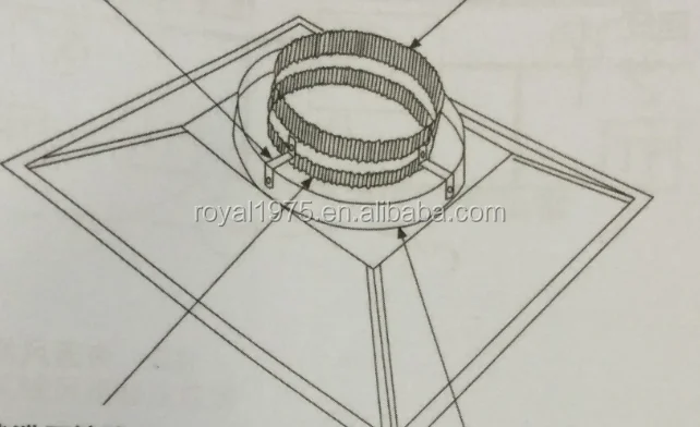 Royal air Conditioner Tools Temperature Modulating Square Vad Accessories Hvac Air Conditioning Ventilation Wifi Outlet Diffuser