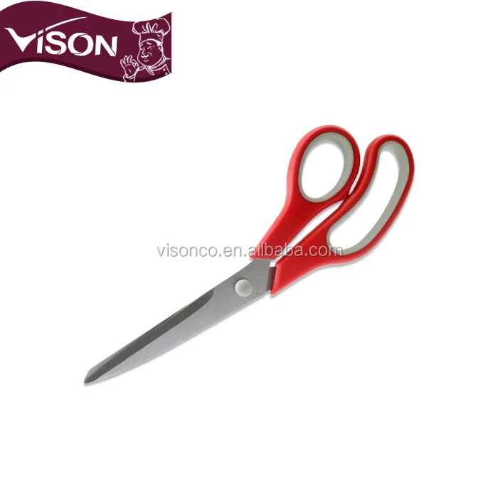 
8 inch small rubber handle industrial household school paper cutting office student tailor scissors 