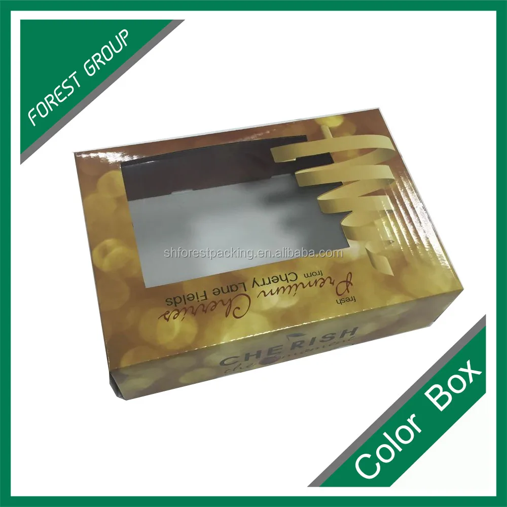 СВЕЖЕЙ ВИШНИ ФРУКТЫ КАРТОННАЯ УПАКОВКА БУМАЖНАЯ КОРОБКА