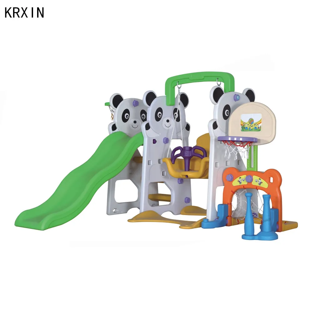 Креативные качели и горки с корзиной для детей