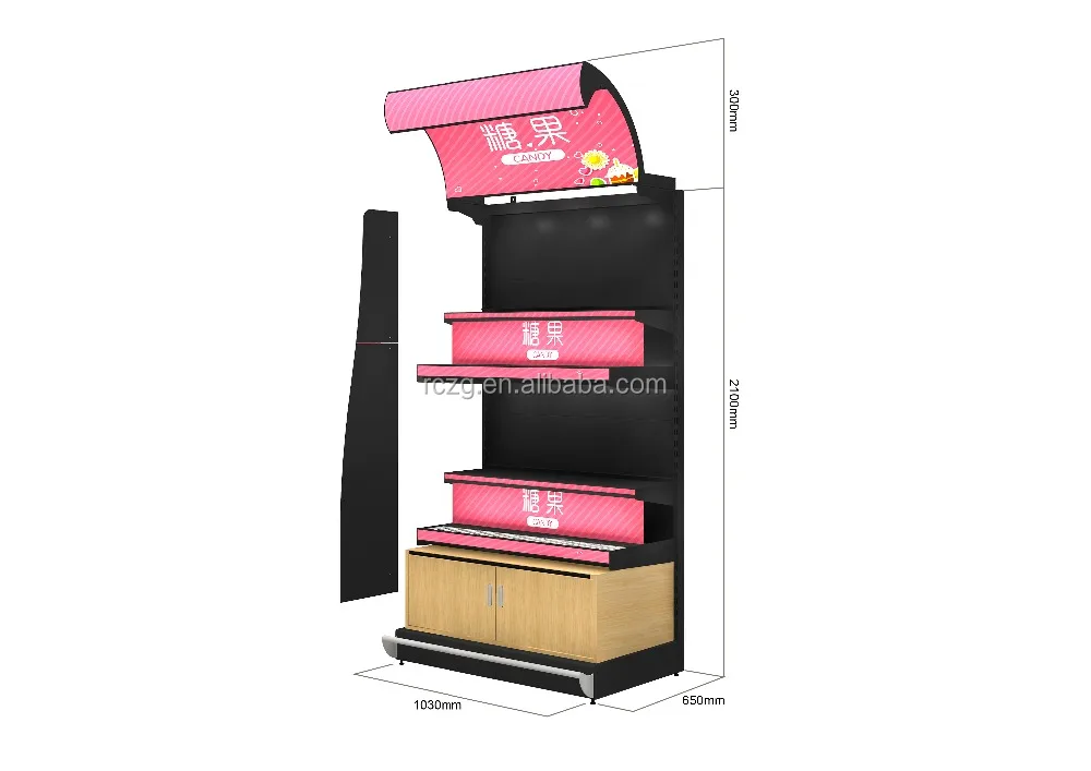 
practical candy display rack, bread display rack for supermarket, potato chip display rack 