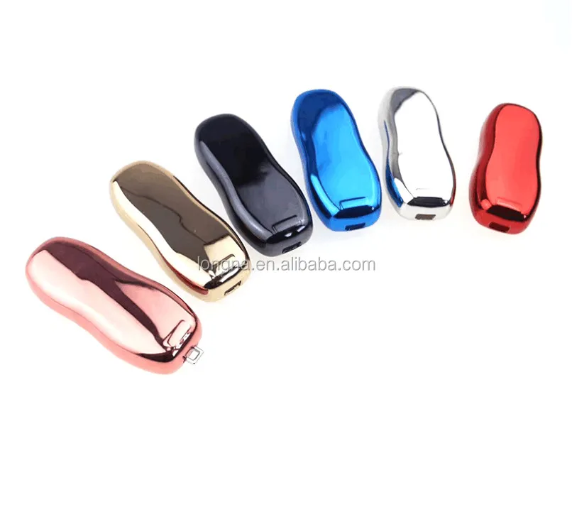 Silver Silica Gel Automatic Car Key Case Cover, Remote Key Shell Protection Cases Key For Porsche Cayenne Panamera