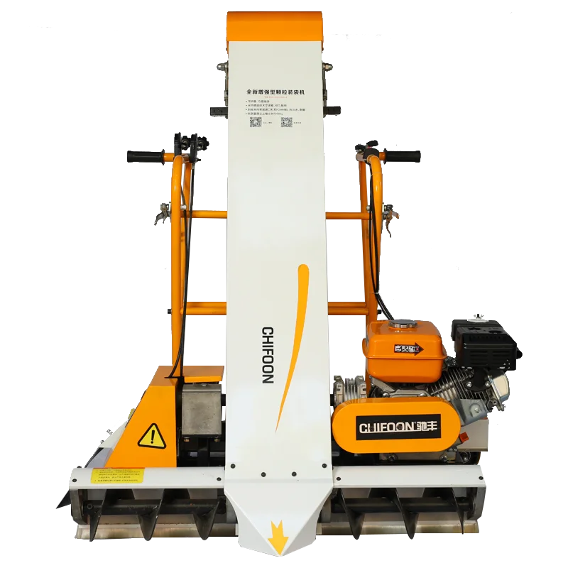 
grain collecting and bagging machine with foldable function and patent for saving container space 