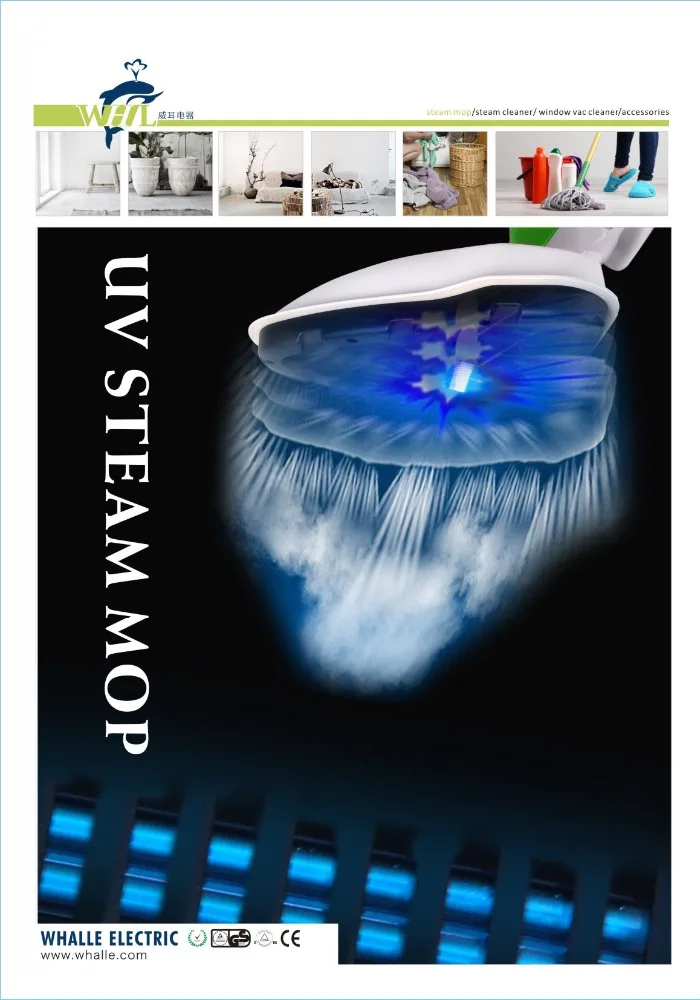 WHALLE WHL-802 UV light Steam Mop with UV lamp