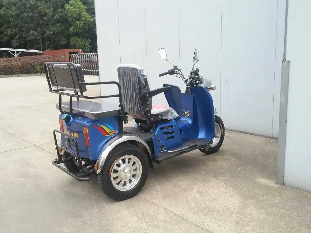 2017 CHINESE NEW DESIGN BLUE 50CC TRICYCLE THREE SEATS