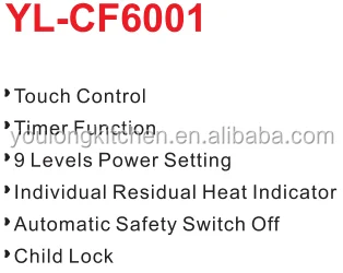 Four zones built in ego ceramic hob ,electric hob