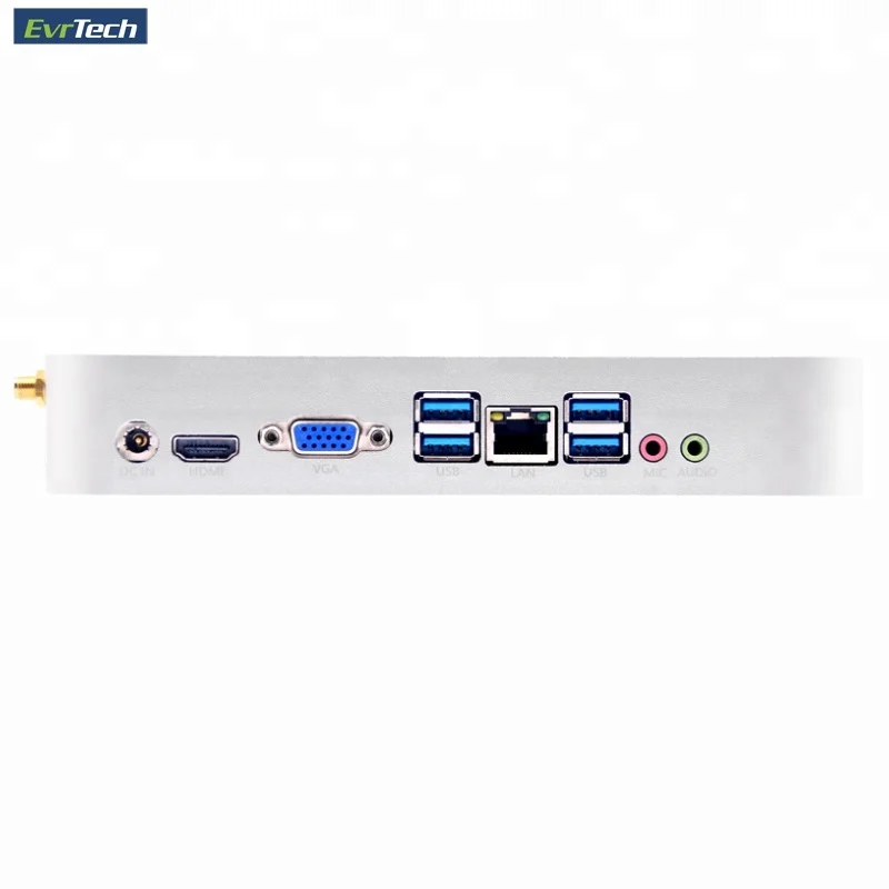 Fanless NUC HTPC core i5-5300U mini desktop pc with 4G Ram and 256G SSD