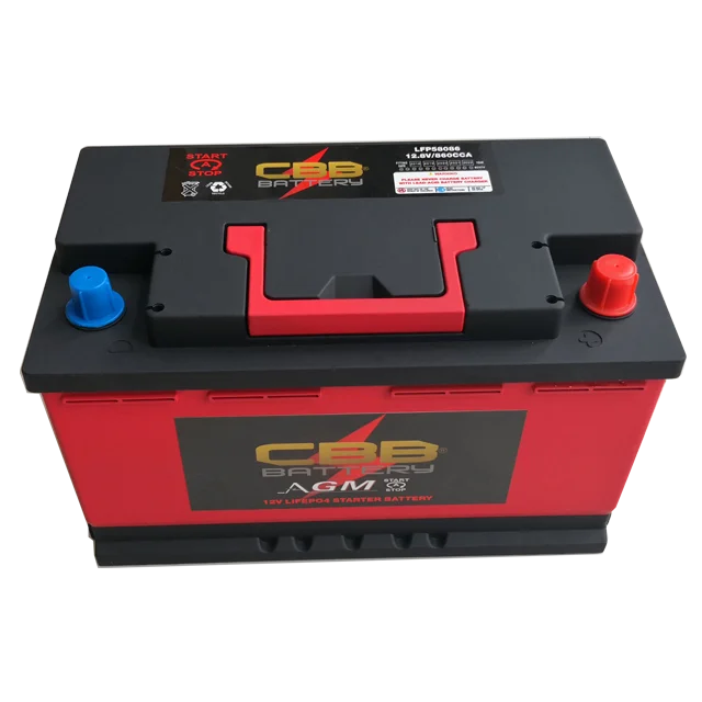 12V45ah LiFePO4 Lithium Starter Batter Maintenance Free Rechargeable Car Battery LFP58086