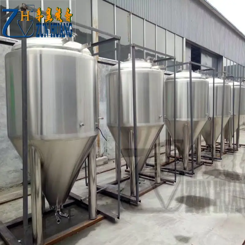 
stainless steel micro beer brewery fermenting tanks 