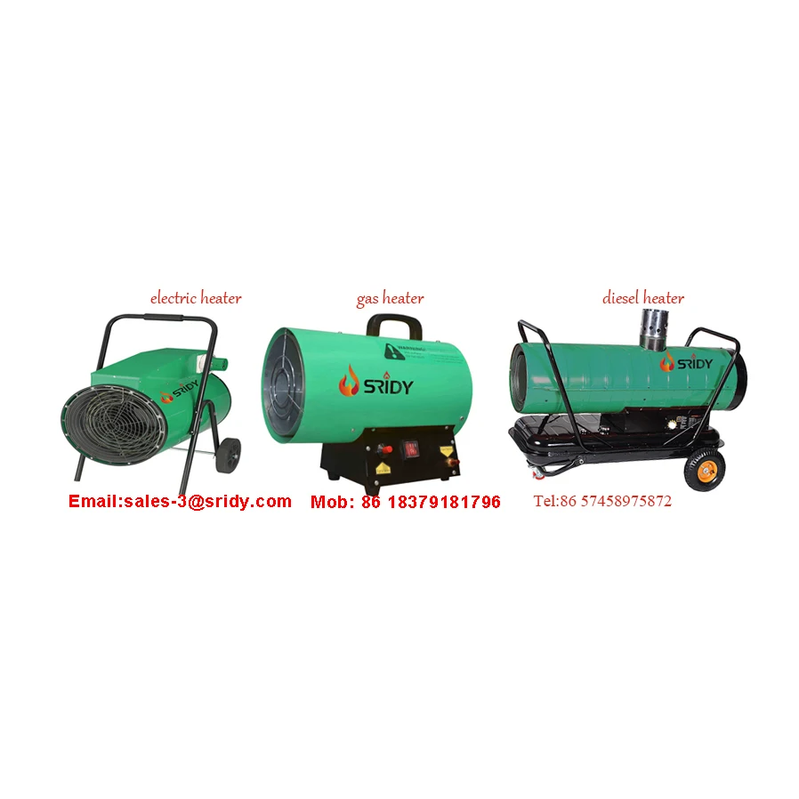 Sridy portable gas room industrial fan heater